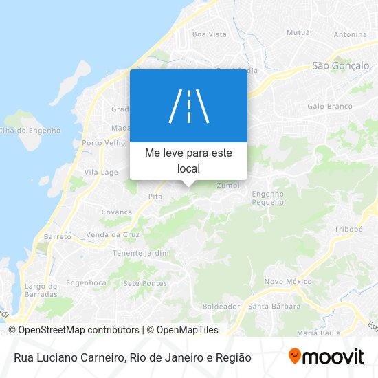 Rua Luciano Carneiro mapa