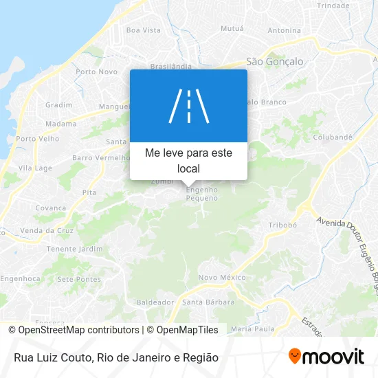 Rua Luiz Couto mapa