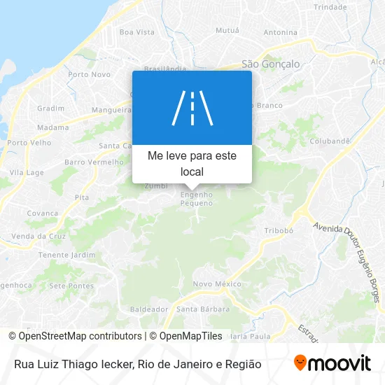 Rua Luiz Thiago Iecker mapa