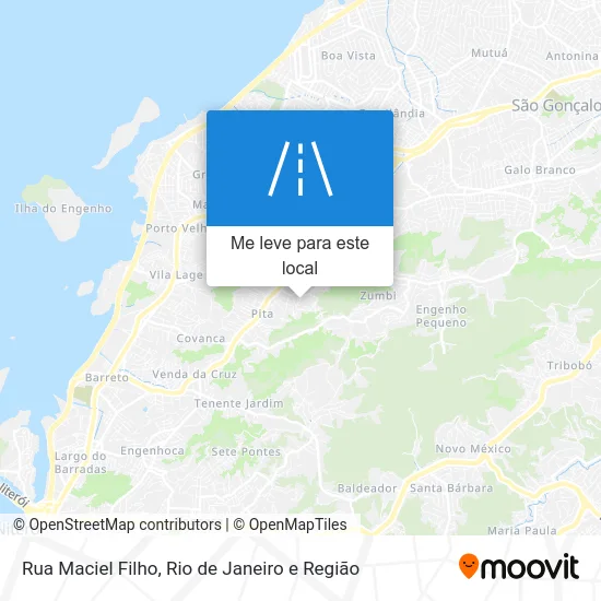 Rua Maciel Filho mapa