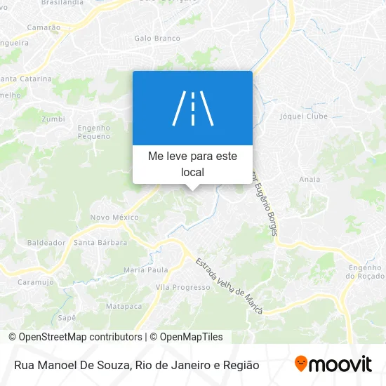Rua Manoel De Souza mapa