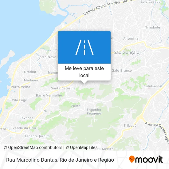Rua Marcolino Dantas mapa