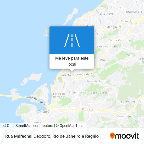 Rua Marechal Deodoro mapa