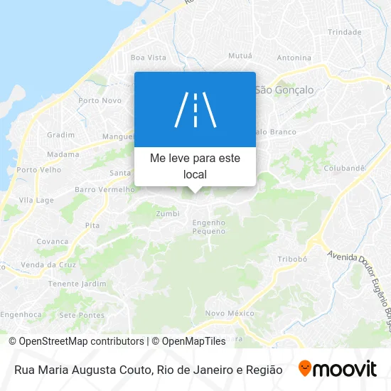 Rua Maria Augusta Couto mapa