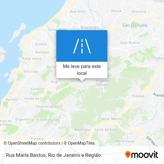 Rua Maria Bastos mapa