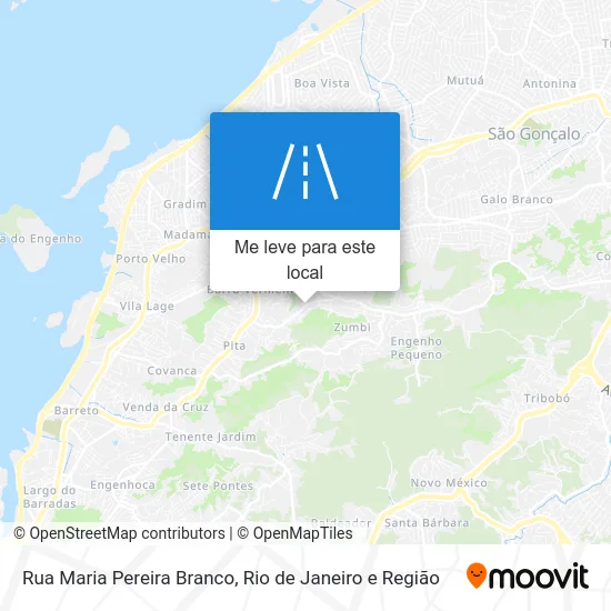 Rua Maria Pereira Branco mapa