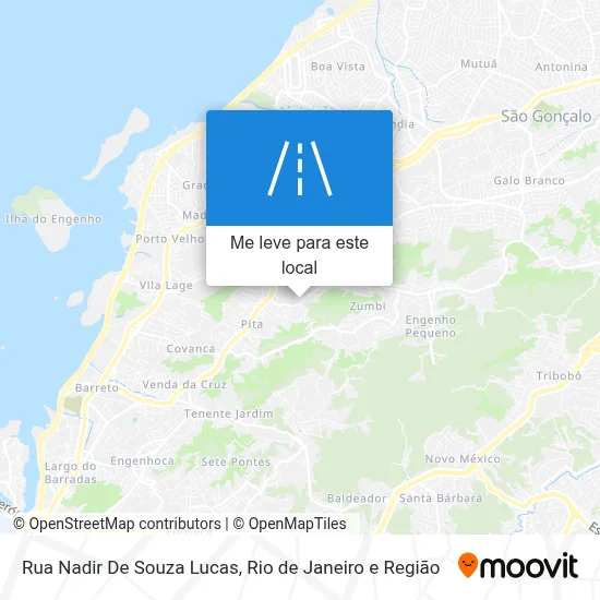 Rua Nadir De Souza Lucas mapa