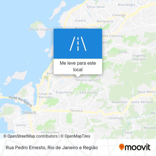 Rua Pedro Ernesto mapa