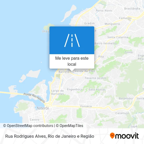 Rua Rodrigues Alves mapa