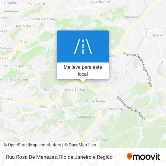 Rua Rosa De Menezes mapa