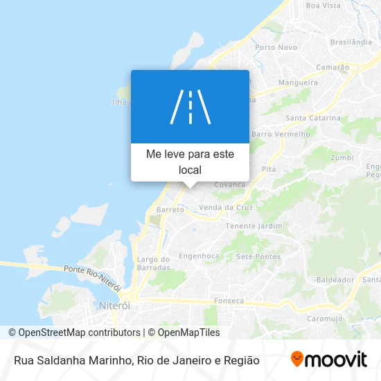 Rua Saldanha Marinho mapa