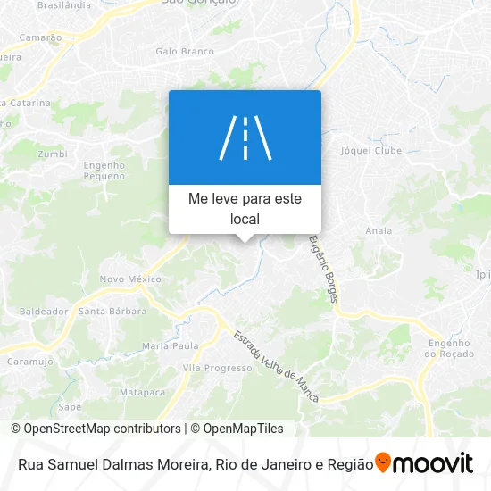 Rua Samuel Dalmas Moreira mapa