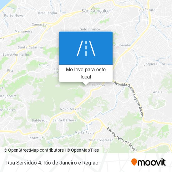 Rua Servidão 4 mapa