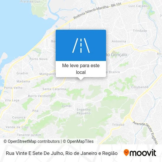 Rua Vinte E Sete De Julho mapa