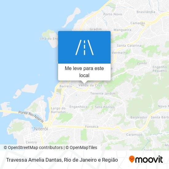 Travessa Amelia Dantas mapa