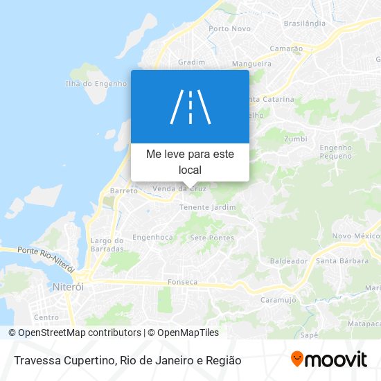 Travessa Cupertino mapa