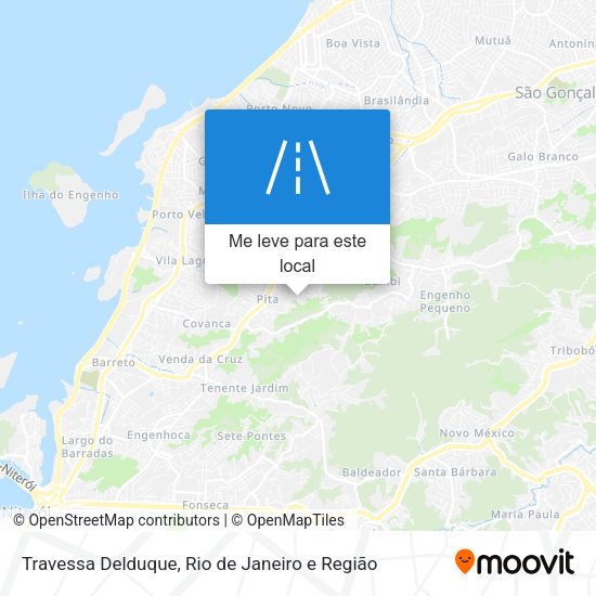 Travessa Delduque mapa