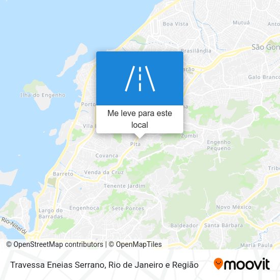 Travessa Eneias Serrano mapa