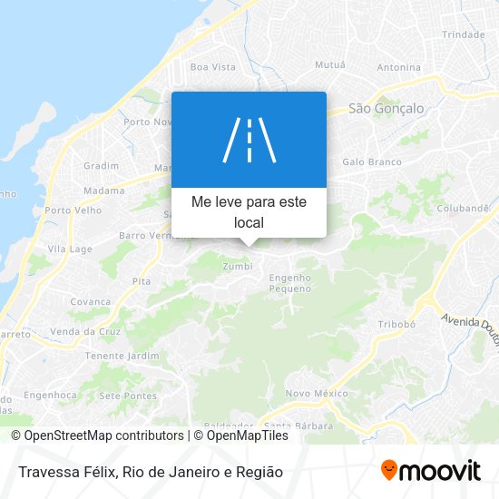 Travessa Félix mapa