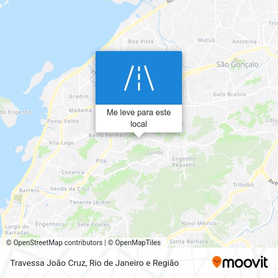 Travessa João Cruz mapa