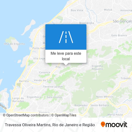 Travessa Oliveira Martins mapa