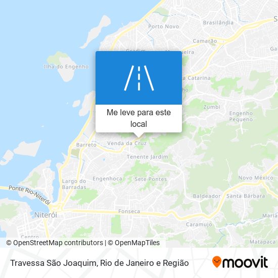 Travessa São Joaquim mapa