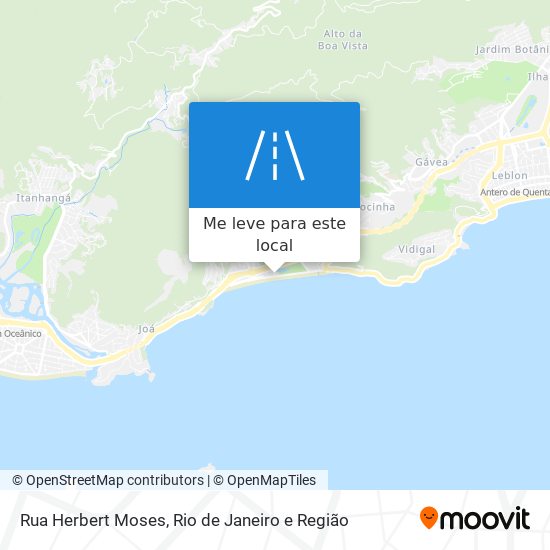 Rua Herbert Moses mapa