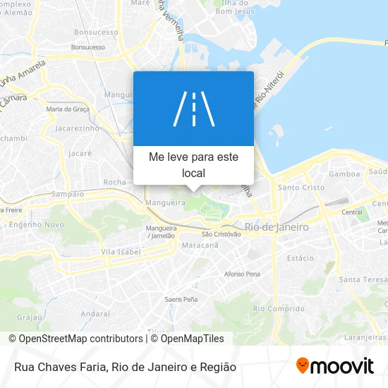 Rua Chaves Faria mapa
