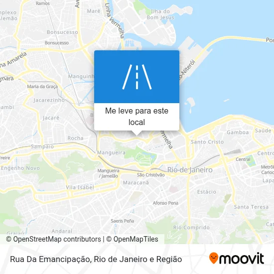 Rua Da Emancipação mapa