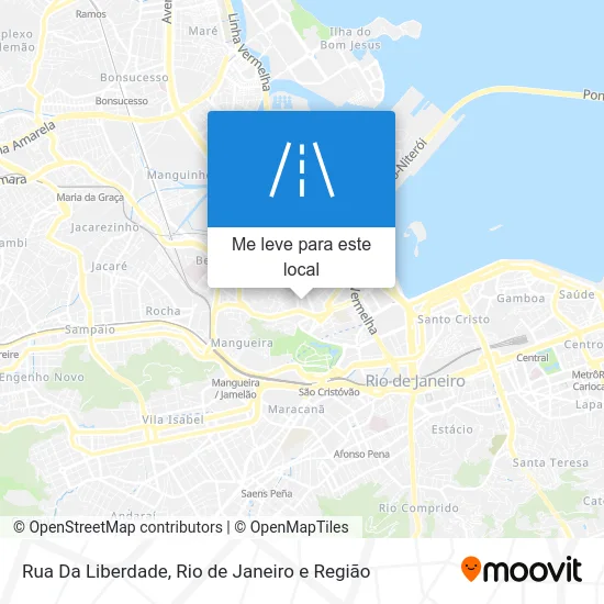 Rua Da Liberdade mapa