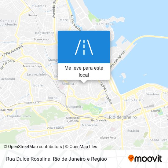 Rua Dulce Rosalina mapa