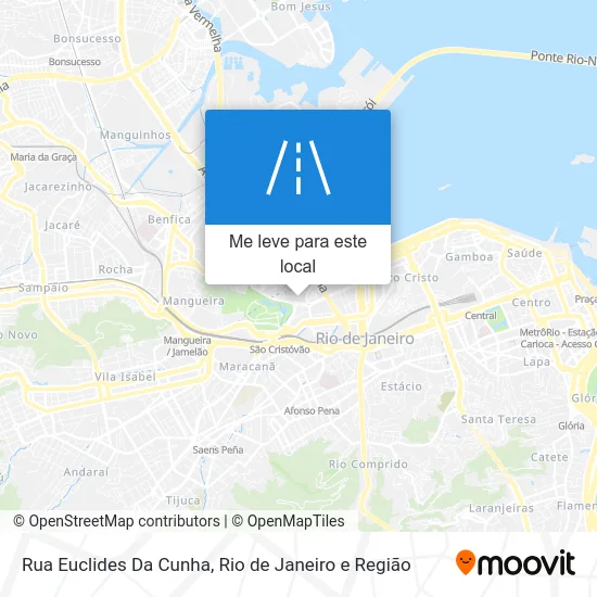 Rua Euclides Da Cunha mapa