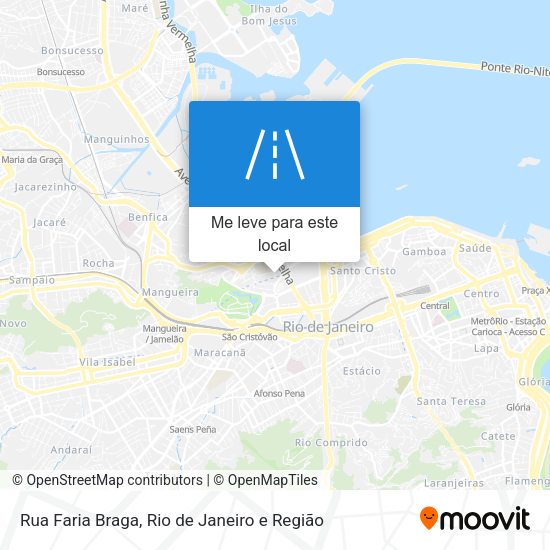 Rua Faria Braga mapa