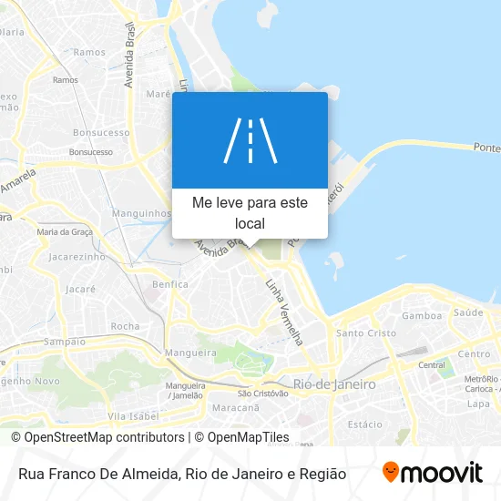 Rua Franco De Almeida mapa