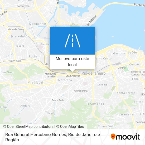 Rua General Herculano Gomes mapa