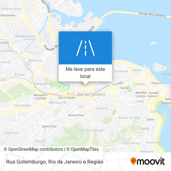 Rua Gotemburgo mapa