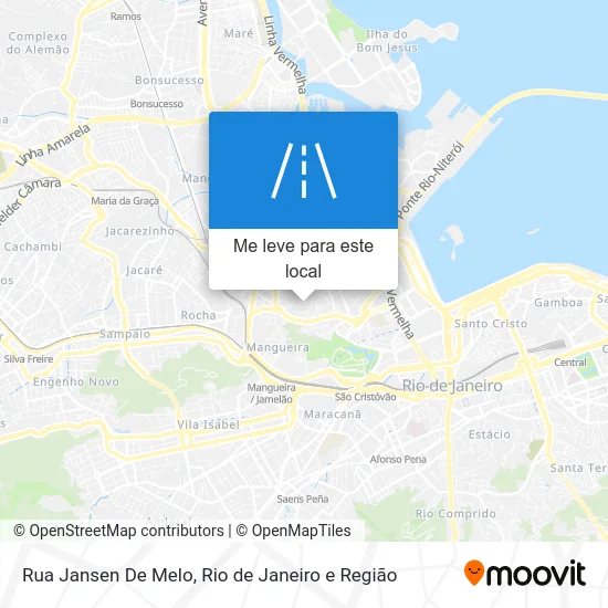 Rua Jansen De Melo mapa
