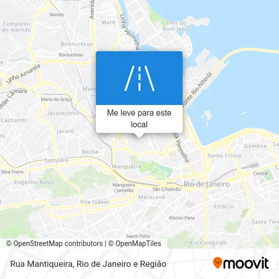 Rua Mantiqueira mapa