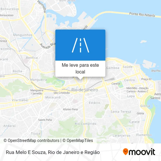 Rua Melo E Souza mapa