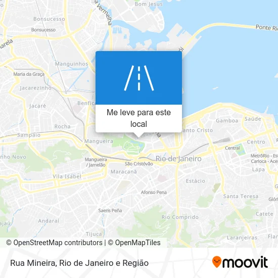 Rua Mineira mapa