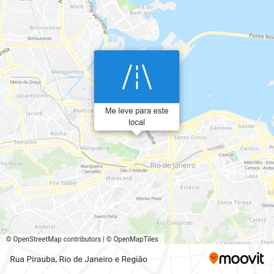 Rua Pirauba mapa