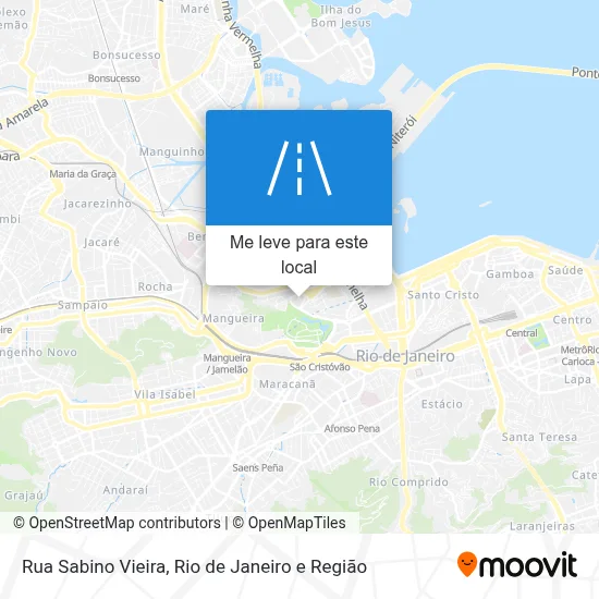 Rua Sabino Vieira mapa