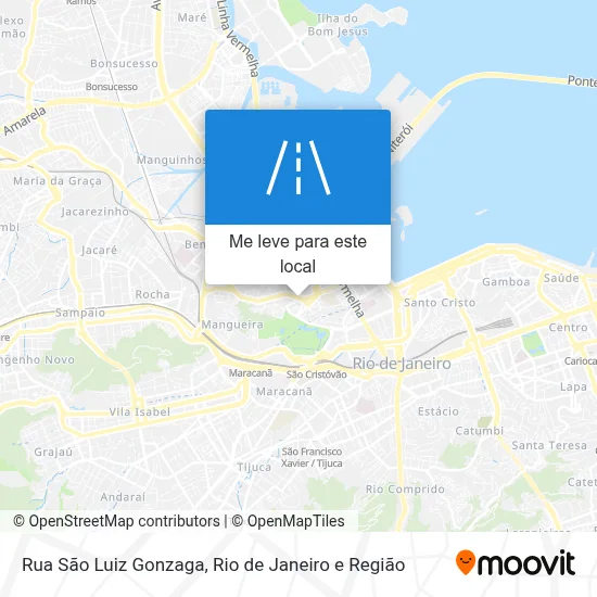 Rua São Luiz Gonzaga mapa