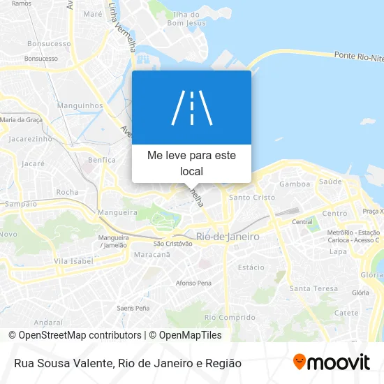 Rua Sousa Valente mapa