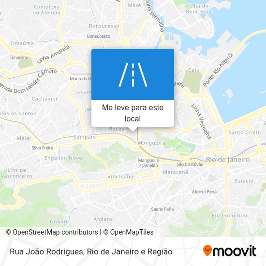 Rua João Rodrigues mapa