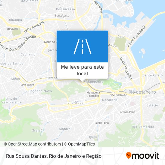 Rua Sousa Dantas mapa