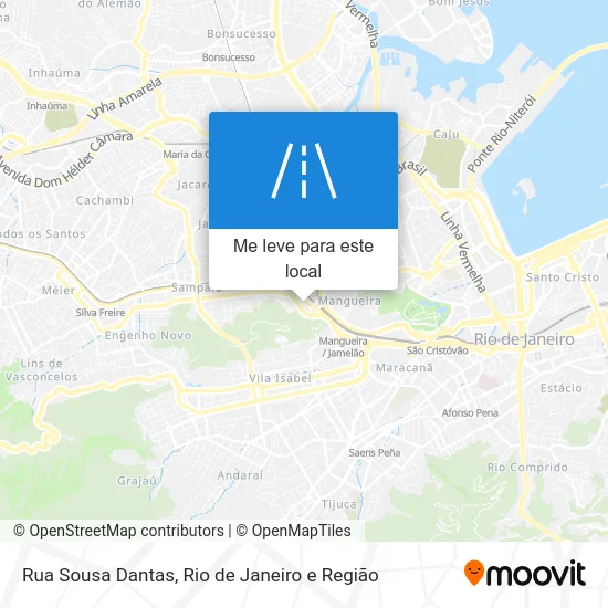 Rua Sousa Dantas mapa