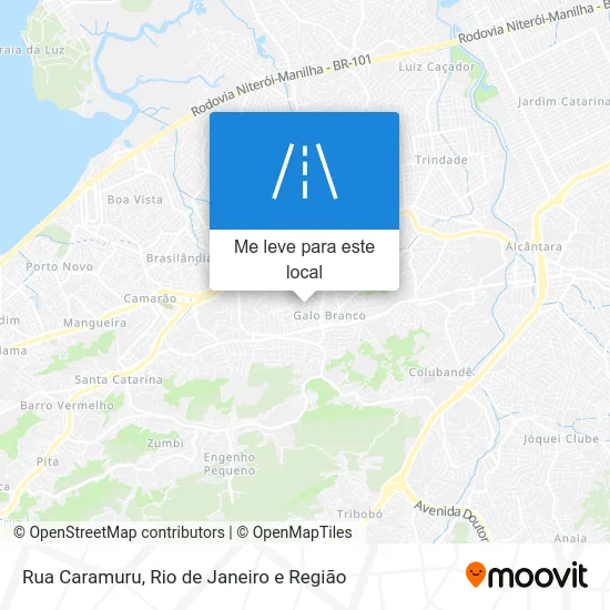 Rua Caramuru mapa