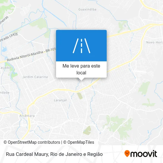 Rua Cardeal Maury mapa