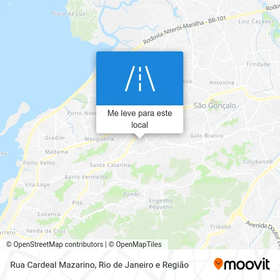 Rua Cardeal Mazarino mapa
